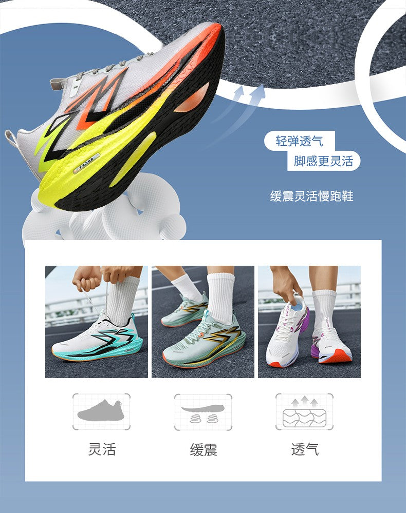 2025 NEW Men Sports Running Shoes Off Marathon Breathable Light Comfortable Women Athletic Sneakers Jogging Tenis Air Cushion