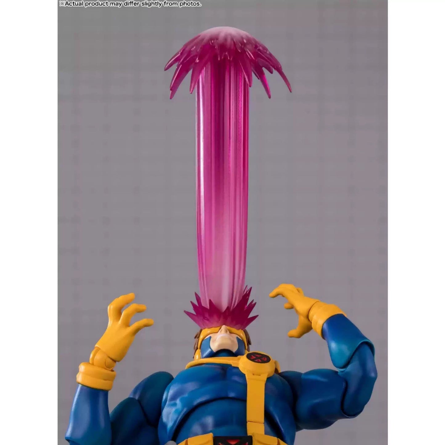 Bandai SHF Cyclops Laser Eye Boneco de Ação X-Men Marvel Vs Capcom Brinquedo Colecionável com Peças Intercambiáveis Efeitos de Explosão Óptica