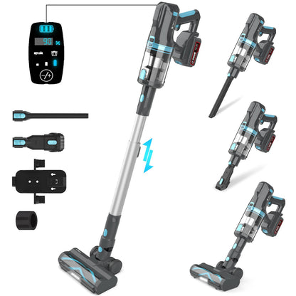 UMLO V11 Cordless Vacuum Cleaner 300W 45kPa Powerful Brushless Motor Lightweight Handheld Stick Vacuum for Home Carpet Hardfloor