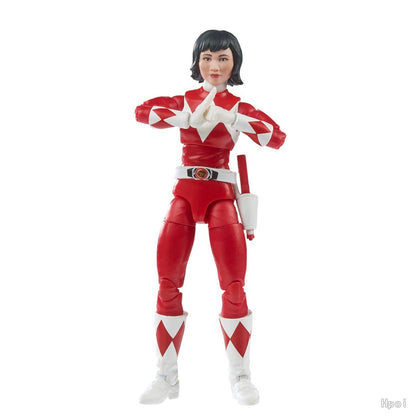 ?Promoção imperdível? Hasbro Power Rangers Lightning Collection Original Mighty Morphin Yellow & Red Ranger Pacote com 2 “Swap” Figura de Anime Presente