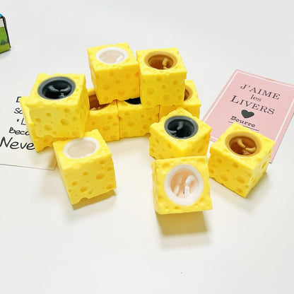 5/10/20/30PCS Cheese Mouse Rabbit Pinch Music Stress Relieving Squirrel Cup Toy Trick Stress Relieving Toy Party Favors