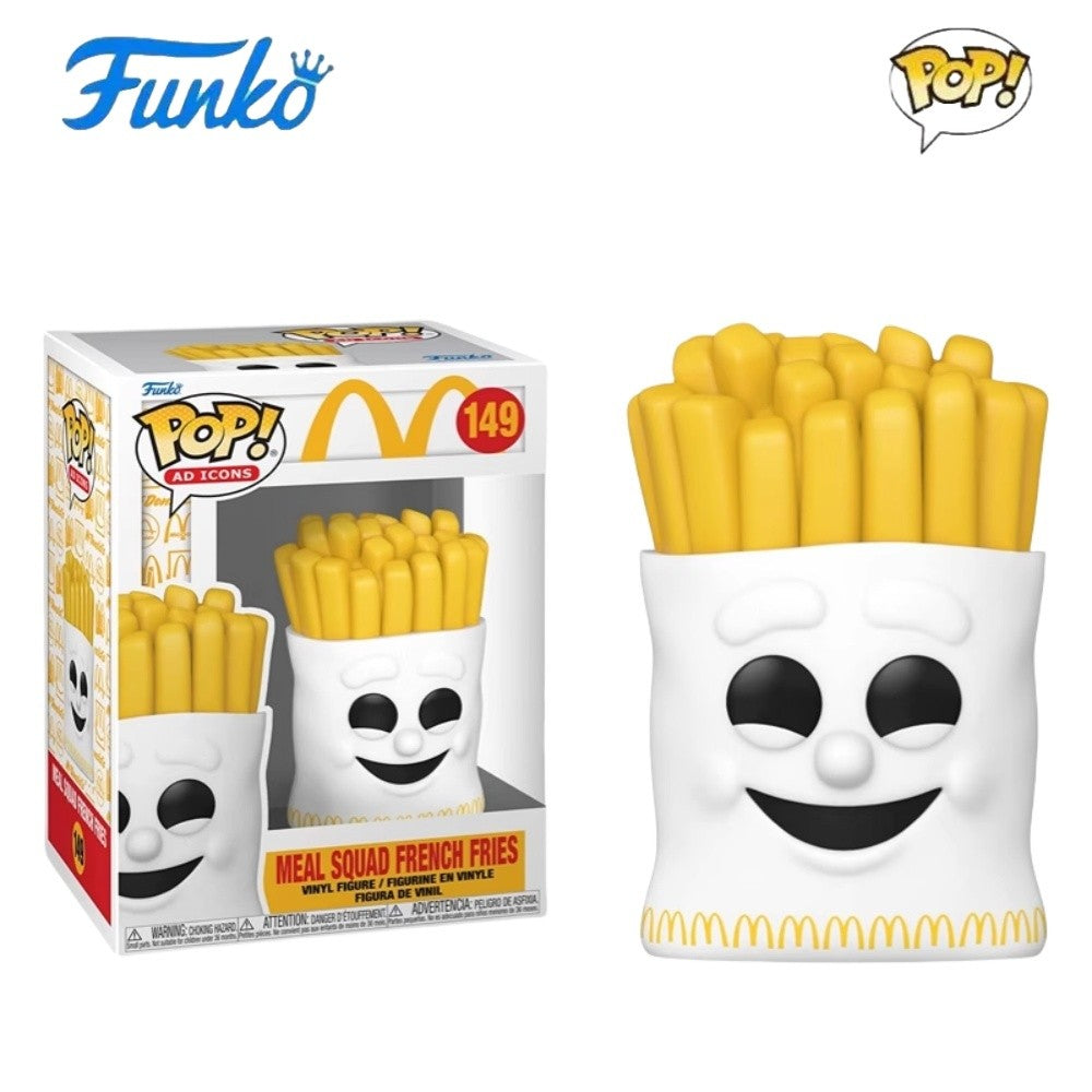 McDonald's Series Boneco de Ação Original Funko Pop Hambúrguer Batatas Fritas Speenee Grimace Brinquedos de Coleção Edição Limitada Presentes