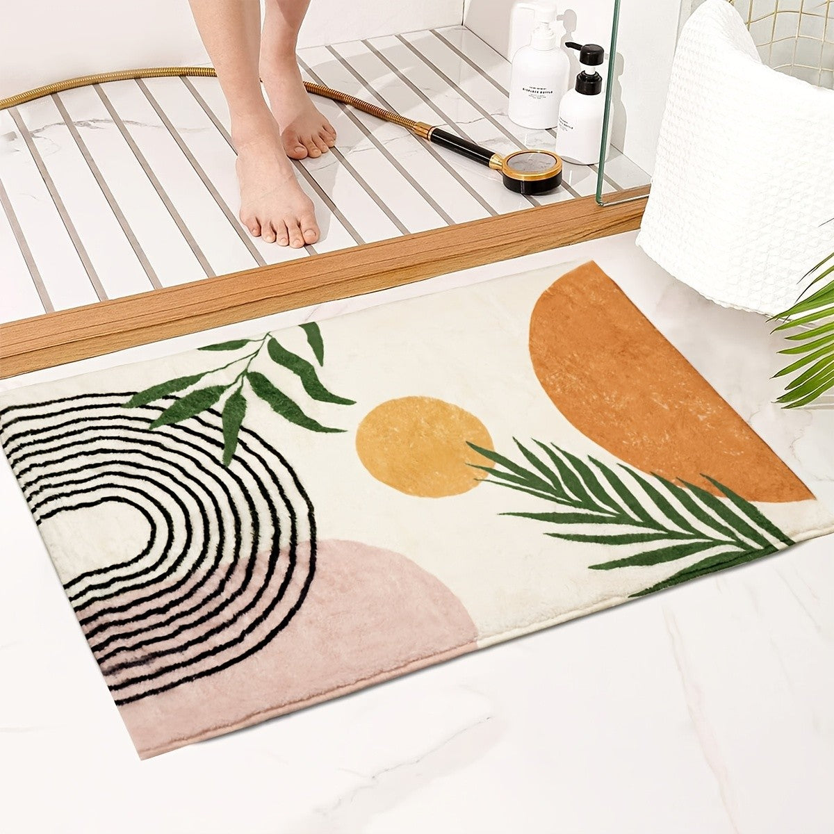 VIKAMA Simple High-End Carpet Soft Bedside Carpet Sink Carpet Bathroom Mat Living Room Rug For Bedroom Door Mat Home Decoration