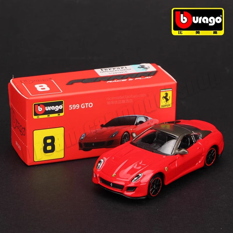 1:64 Bburago Ferrari SP3 812 SF90 F12Tdf F40 488GTB Coleção Modelo de Carro Miniatura Carros Die-Cast Modelos de Carro de Brinquedo Presentes Atacado
