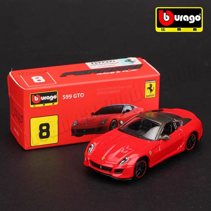1:64 Bburago Ferrari SP3 812 SF90 F12Tdf F40 488GTB Coleção Modelo de Carro Miniatura Carros Die-Cast Modelos de Carro de Brinquedo Presentes Atacado