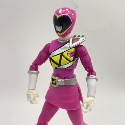 Hasbro Power Rangers Ranger Rosa 6 Polegadas Produto Genuíno A Granel Com Defeito Boneca Modelo Boneco de Ação Presente de Aniversário