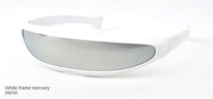 X-men Individuality Cycling Sunglasses for Men Mercury Lens Laser Glasses Travel Windproof Women's Sunglasses Robots Eyewear