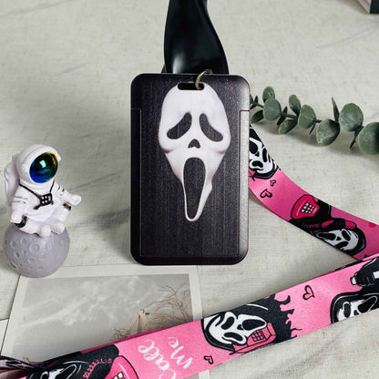 Anime Lanyards Keychain Badge Holder ID Credit Card Pass Hang Rope Lariat Lanyard for Keys Anime Accessories Gifts Halloween