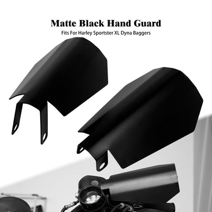 Protetor de Mão para Guidão de Motocicleta 2 peças, Defletor de Vento, Capa Protetora para Harley Dyna Sportster XL 1200 Softail Touring