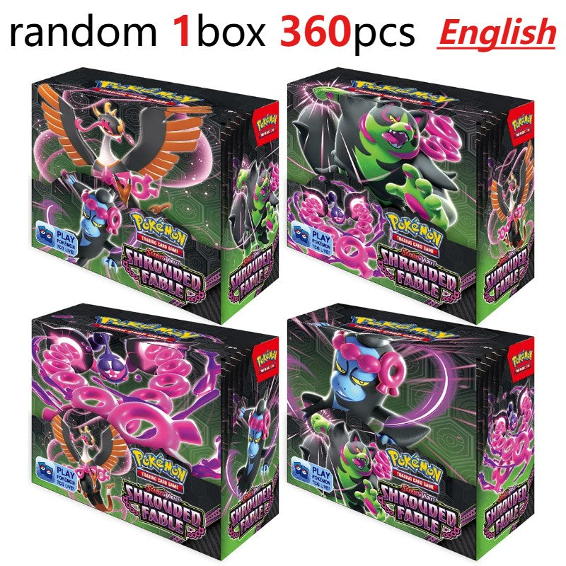 Divertido 360 Cartas Pokémon TCG Escarlate e Violeta Evoluções Prismáticas 151 Prism 36 Pacotes Caixa de Booster Pokémon Carta Colecionável