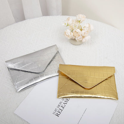 Gold Silver Evening Bag Women Elegant Fashion Banquet Clutch Chain Shoulder Bags Luxury Purse Female Wedding Party Bags Wallet
