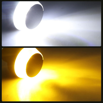 2 Peças Lâmpada de Guidão LED para Moto, Luzes de Condução com Seta, Luz de Seta, Luz de Freio, Sinalizador Piscante, Luz de Parada, Luz de Estacionamento