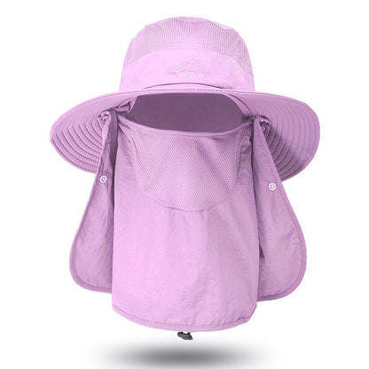 Chapéu Bucket Chapéu de Sol Proteção Solar Primavera Verão Boné Boonie Impermeável para Pesca Caminhada Jardim Safári Praia