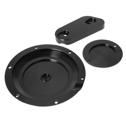 Tampa de Inspeção de Embreagem de Temporizador de Derby de 6 Furos para Motocicleta Harley Sportster Iron XL883 XL1200 Seventy Two