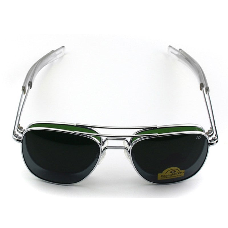 1pcs/3pcs Pilot Fashion Glasses Men Top Quality Brand Designer Tempered Glass Lens AO Pilot Fashion Glasses For Women Male