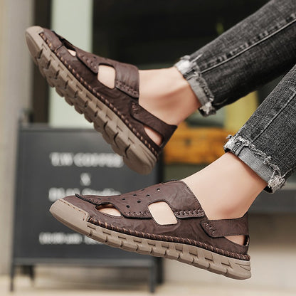 New Summer Outdoor Sandals for Men Luxury Brand Beach Shoes Anti-Slip Man Hiking Sandals Hollow Out Shoes Quick Dry Mens Sandaly
