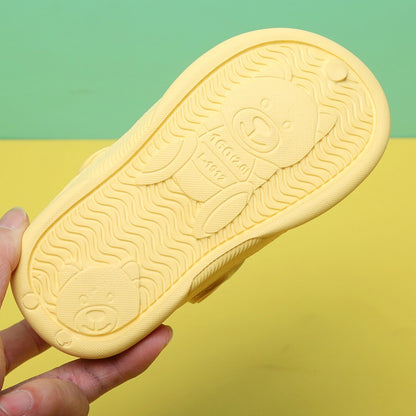 New Summer Children Shoes Non-Slip Slippers Baby Outdoor Fashion Hole Beach Sandals Slippers for Girl Boy Beach Children's Shoes