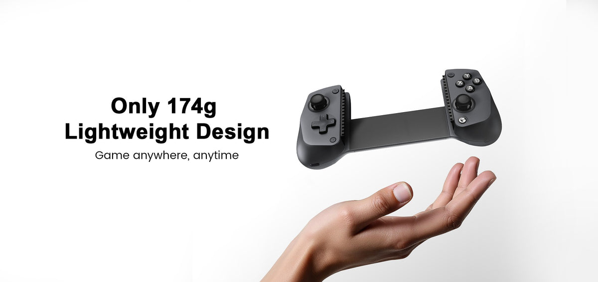 GameSir X5s Wireless Mobile Gaming Controller Bluetooth 2.4GHZ Connection Lightweight Design Hall Effect, No-Drift, App Customization