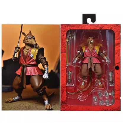 Original NECA 54351 The Last Ronin Figura de Ação Ultimate Splinter Colecionável de 7 polegadas