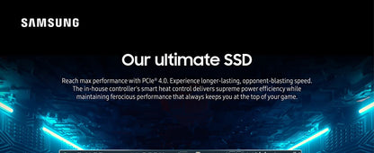 SSD SAMSUNG 990 PRO 4 TB PCIe 4.0 M.2 2280 Interno de Estado Sólido para Computação de Ponta Jogos Workstation de Uso Intenso