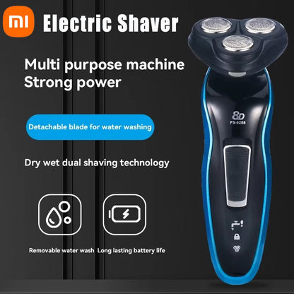 Xiaomi Men's Shaver 3-in-1 Washable Painless Ultra-Thin Three-blade Wet and Dry Cordless Rechargeable Nose Hair Razor