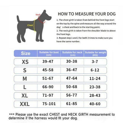 Coleira Personalizada para Cães Colete Reflexivo Ajustável Sem Puxar para Cães de Pequeno Médio Grande Porte, Atacado