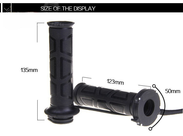 Novos Punhos Aquecidos Universais para Moto 22mm Punhos Moldados Aquecedores de ATV Ajuste de Temperatura Guidão Quente