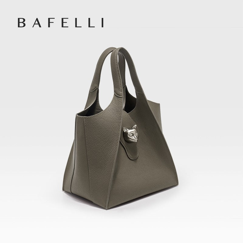 BAFELLI 2025 WOMEN'S HANDBAG TOTE TRAVEL BAGS GENUINE LEATHER CASUAL FASHION LUXURY BRAND UNISEX PURSE BUSINESS STYLISH DESIGNER