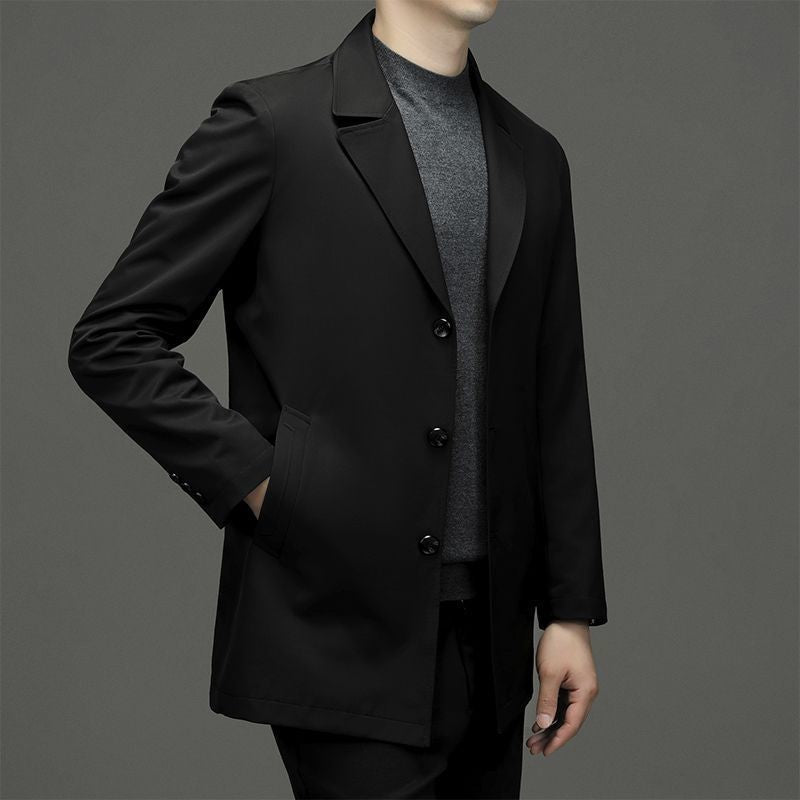 Long Male Blazer Plus Big Size Single Breasted Coat Oversize Menswear Fashionable Men's Suit Jackets New in Classic Casual 2025