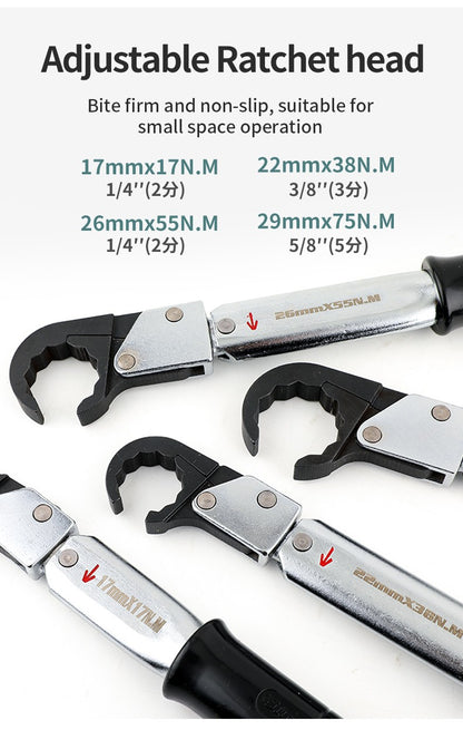 Chave Torquimétrica Super Star Ratchet ST-02L Conjunto de Ferramentas Chave de Boca de Alta Precisão Ferramenta de Reparo de Ar Condicionado de Vela de Ignição