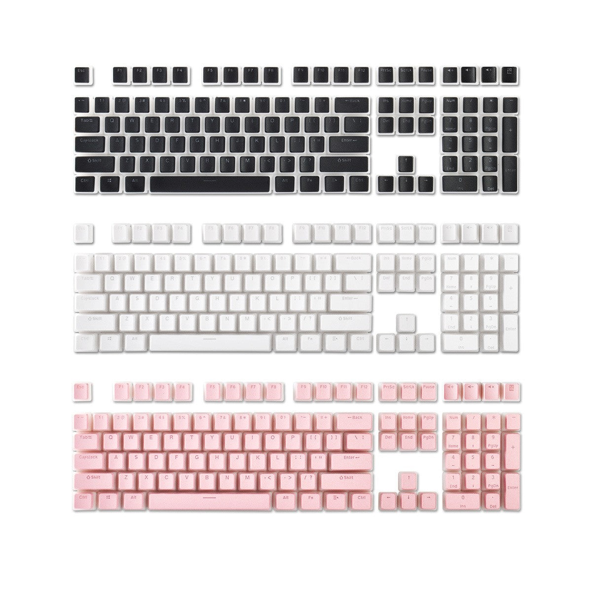 129 Teclas Pudding Keycaps Perfil OEM PBT Double Shot Keycap Para Teclado Mecânico Mx Switch Layout ISO Teclas retroiluminadas RGB