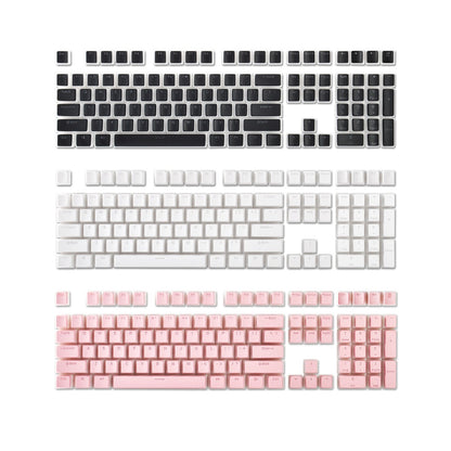 129 Teclas Pudding Keycaps Perfil OEM PBT Double Shot Keycap Para Teclado Mecânico Mx Switch Layout ISO Teclas retroiluminadas RGB