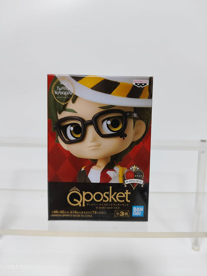 Genuine Bandai Q posket Series Disney Twisted Leona Jack Ruggie Wonderland Azul Ashengrotto Colecionáveis Brinquedos de Modelo Presente
