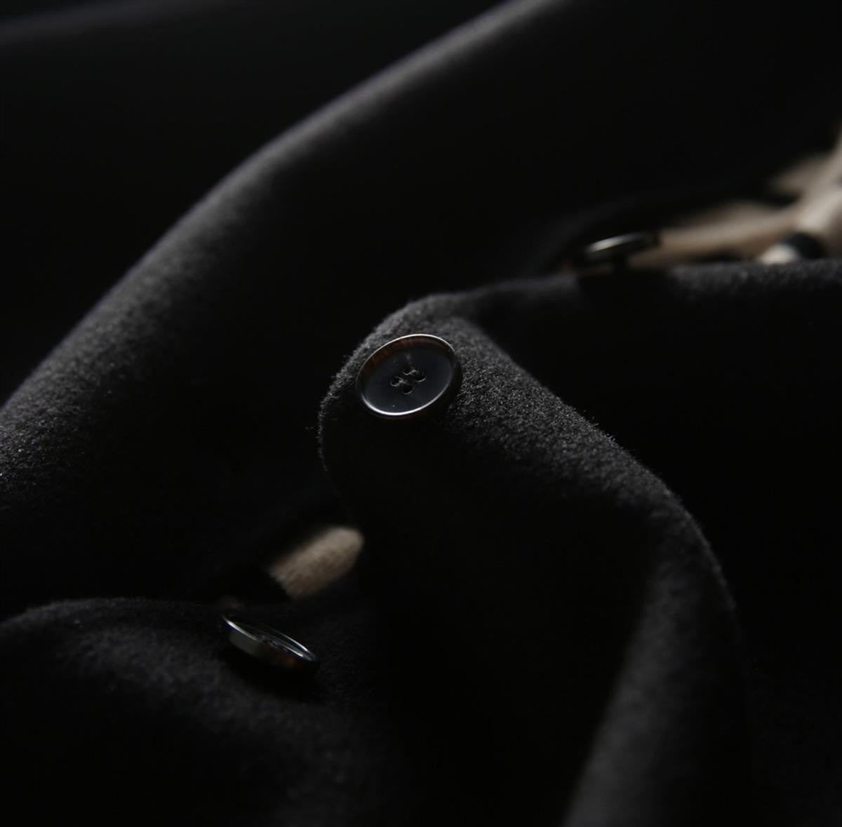 Women's Black Wool Coat 2025 Autumn New Fashion Long Slim Fit Casual Versatile Overcoat