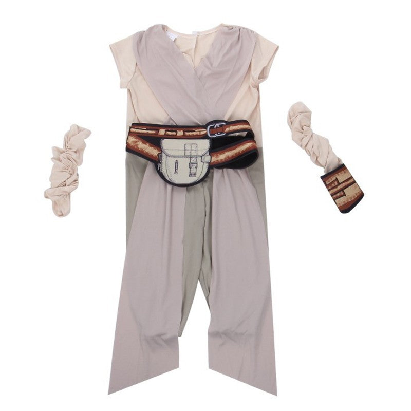 Jedi Warrior Full Set COSplay Costume For Kids Boys Girls Fancy Dress Jedi Cloak Cosplay Halloween Carnival Costume For Children