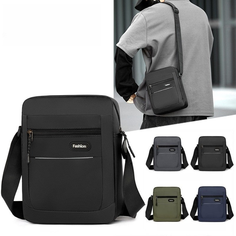 Versatile Oxford Crossbody Bag - Men's Business Casual Sling for Daily Commuting Essentials