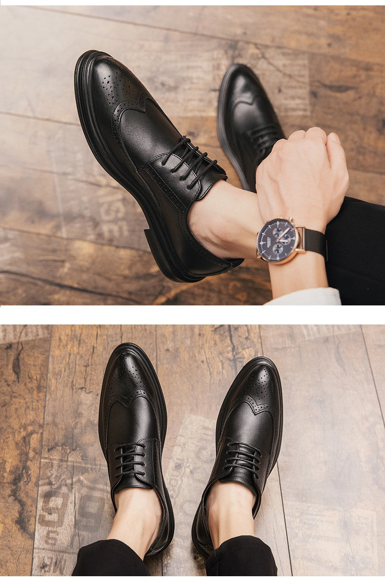 High Quality Men's Dress Shoes Classic Formal Oxford Leather Shoes Men Casual Brogues Business Shoes Man Loafers