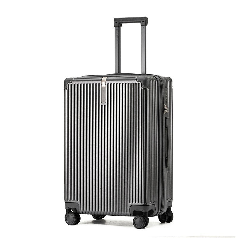 sushimu Suitcase Wide Handle Travel Suitcase Men 20 24 26 Carry-On Luggage Women PC  Trolley Case Can expand capacity