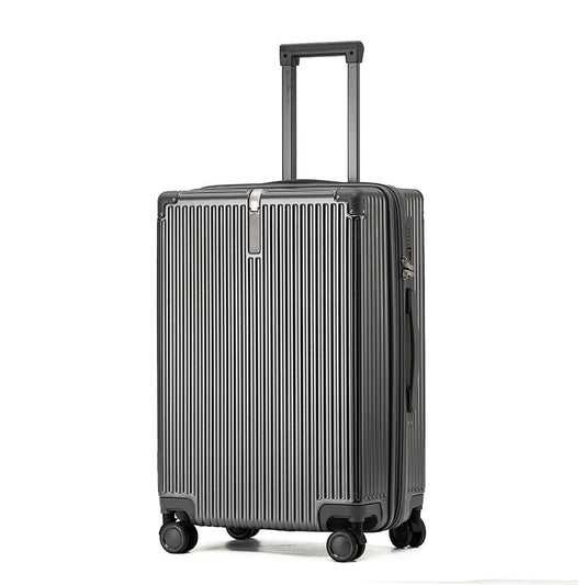 sushimu Suitcase Wide Handle Travel Suitcase Men 20 24 26 Carry-On Luggage Women PC  Trolley Case Can expand capacity