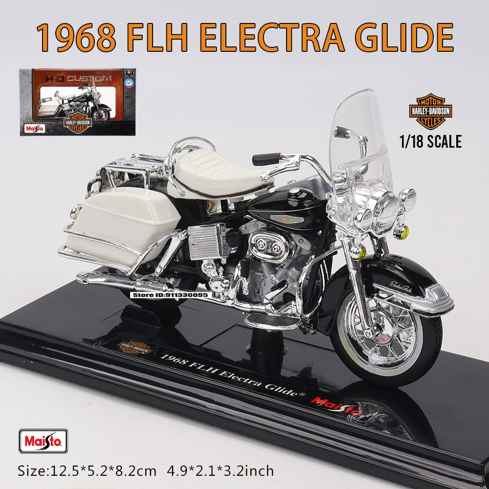 Maisto 1:18 Moto Harley-Davidson 1972 XR750 Moto de Corrida 1962 FLH 1928 JDH Liga Modelo de Moto Coleção de Carrinhos de Brinquedo