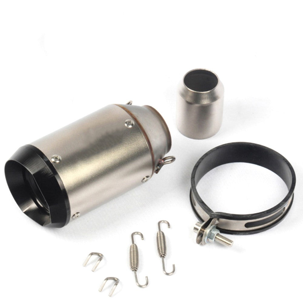 Universal Motorcycle Exhaust CNC Carbon Fiber Escape Muffler For Kawasaki Z900 FZ6 RC390 S1000XR