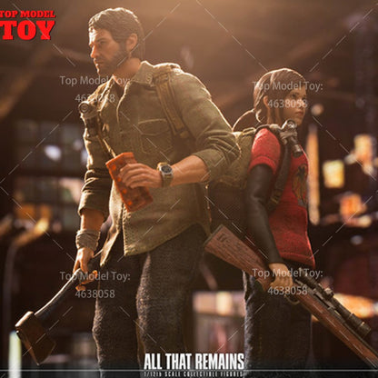 LIMTOYS LMN LMN006 Escala 1/12The Last Survivor Joel Ellie Boneco de Ação 6'' Modelo Soldado Masculino Feminino Conjunto Completo para Coleção