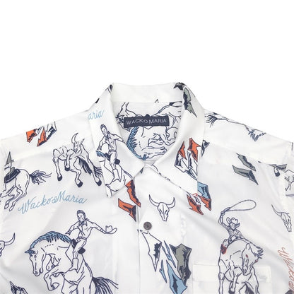 Latest Trend WACKO MARIA 25SS Vintage Denim Rope Crop Casual Hawaii Beach Holiday Mens Womens Casual Short Sleeve Shirt Tops