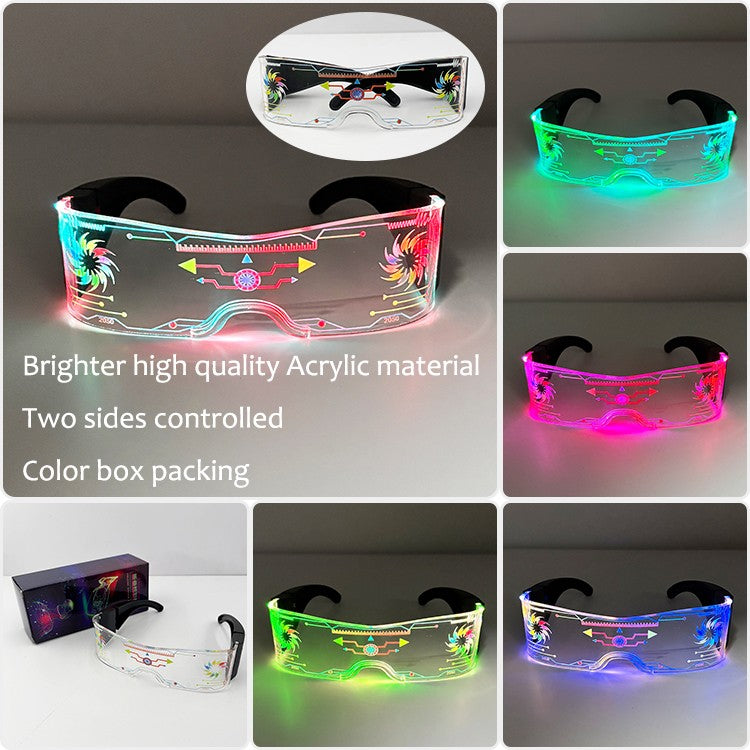 Japanese Anime Conan Same LED Glasses Light Up Glasses Glowing Glasses Bowtie Men Women Halloween Cosplay Costume