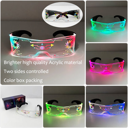 Japanese Anime Conan Same LED Glasses Light Up Glasses Glowing Glasses Bowtie Men Women Halloween Cosplay Costume