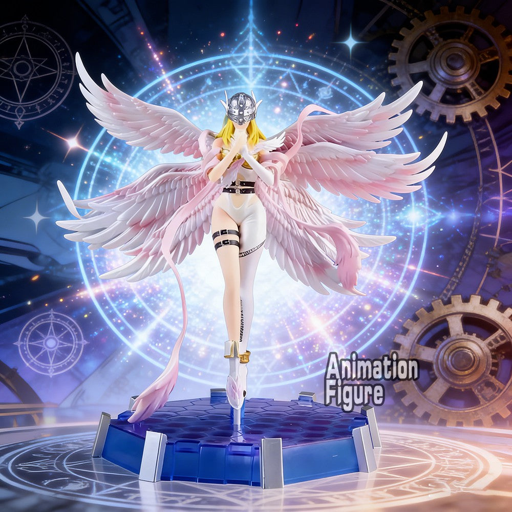 26 cm/10,24 pol. Anime Digimon Adventure Figure Angewomon Bonecos de Ação PVC Coleção Modelo Brinquedos para Presentes Infantis