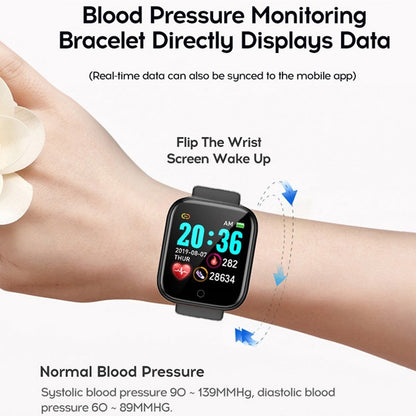 Smartwatch For Women Men Watches Heart Rate Monitor Electronic Fitness Smart Watch Calories Music Player 116Plus Y68 Bracelet