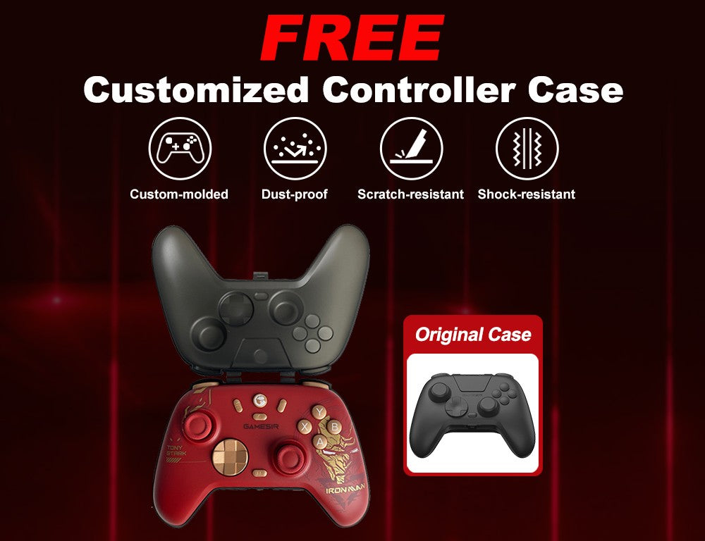 GameSir Nova 2 Lite Iron Man Edition PC Gamepad Wireless Controller for Windows iOS Android Mobile Steam Switch 2&1 Controle