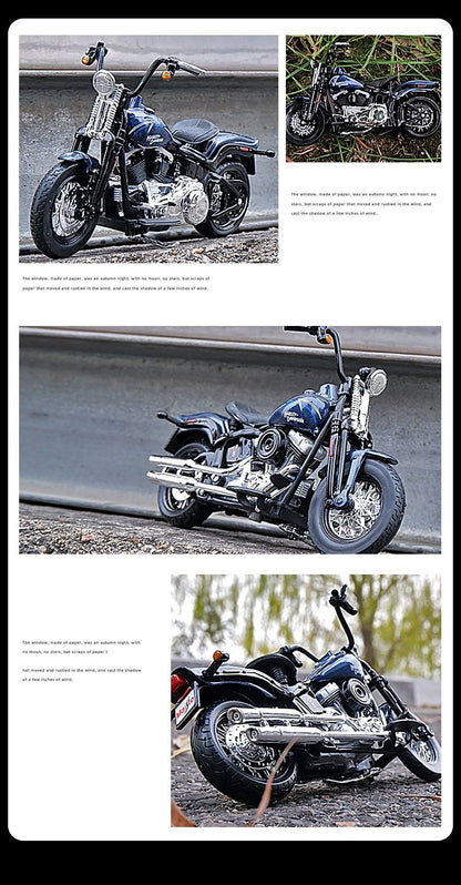 Maisto 1:18 Harley-Davidson 2008 FLSTSB Cross Bones Alloy Street Motorcycle Model Diecasts Metal Toy Collection Children Gifts