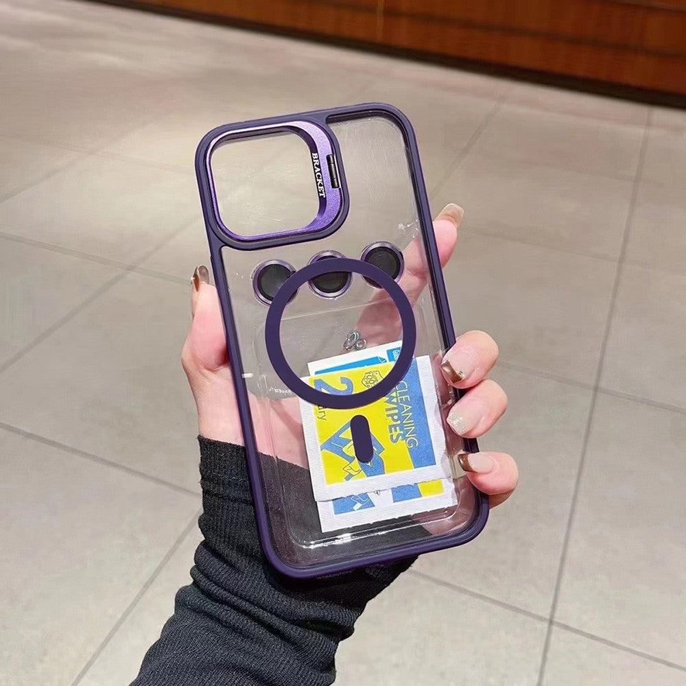Capa de celular de luxo magnética à prova de choque para iPhone 17 Pro Max 16 15 14 13 12 11 17Air para Magsafe suporte protetor de lente de vidro